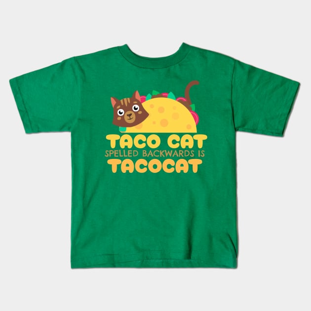 Tacocat - Taco Cat Kids T-Shirt by erythroxian-merch